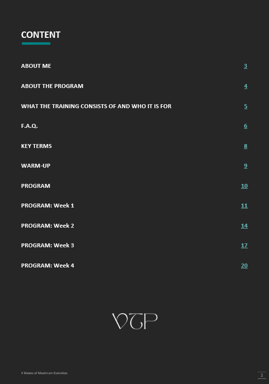 12 WEEKS OF MAXIMUM EVOLUTION